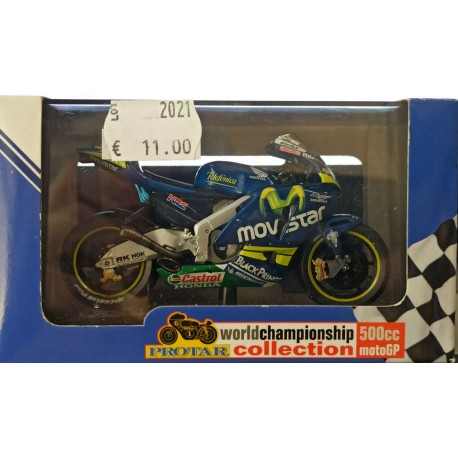 Honda Rc 211 Movistar S.Gibernau n.15 - Bike Die cast metal 1:22 Italeri 2005