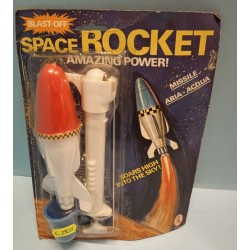 Space Rocket Amazing Power Missile aria acqua Ceppi Ratti  Vintage  Sigillato