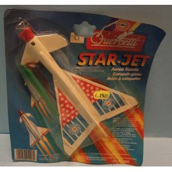 Star Jet Aereo Fionda Quercetti Plastic Vintage Nuovo Sigillato