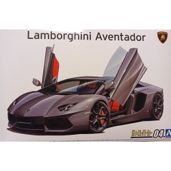 Lamborghini Aventador Plastic Model Kit  Scala 1/24 Aoshima