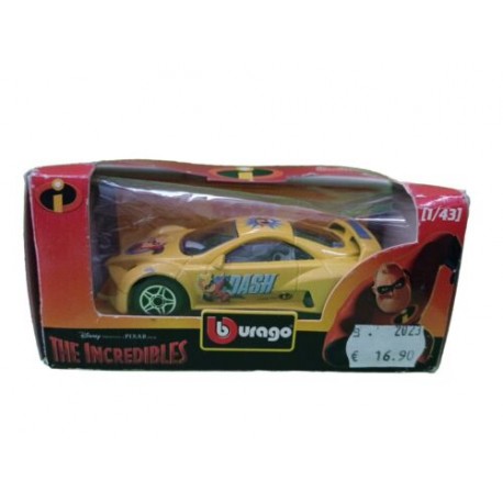 BBurago Disney The Incredibles Dash Prima Giugiaro 1/43 OOP Burago Boxed (*)