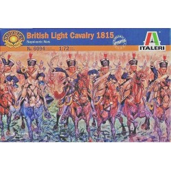 British Light Cavalry - Napoleonic Wars Figures 1/72 N°6094 Italeri Soldatini