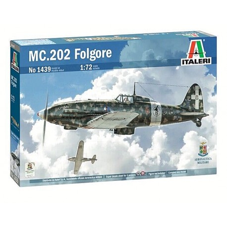 Macchi MC 202 Folgore - cod 1439 - Airplane Plastic Model Kit 1/72 Italeri