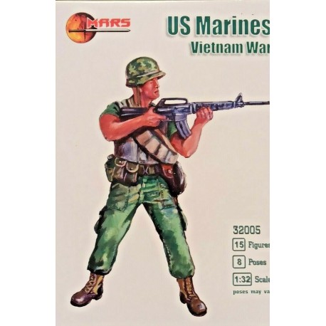 US Marines Vietnam 1/32 Plastic Figures Soldatini Mars 32005