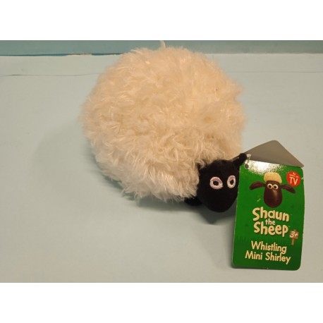 Shaun the Sheep Mini La pecorella in Peluche cm 16 Nuovo Vintage con Etichetta