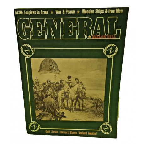 General Avalon Hill Empires in Arms War Peace Rivista  in Inglese