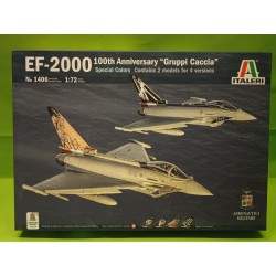 EF 2000 100th Anniversary Scala 1:72 N1406 Italeri Plastic Model Kit Nuovo