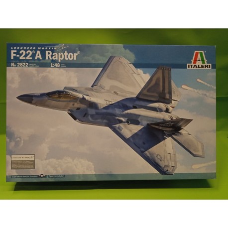 F22 A Raptor Scala 1:48 N2822 Italeri Plastic Model Kit Nuovo