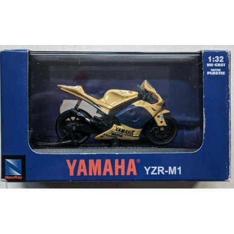 Yamaha YZRM1 Camel - 46 Valentino Rossi - Bike Die cast metal 1:32 New Ray 2006