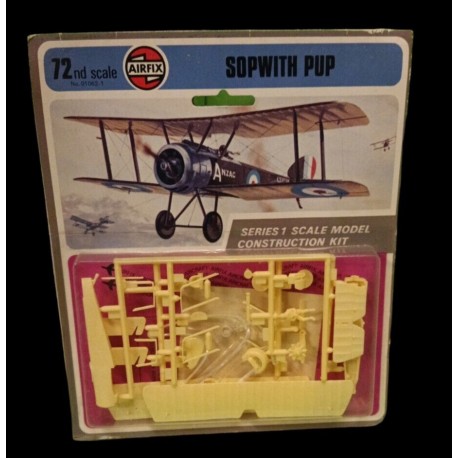 Sopwith Pup WWI Airplane Series 1 Plastic Model Kit Scala 1/72 Airfix