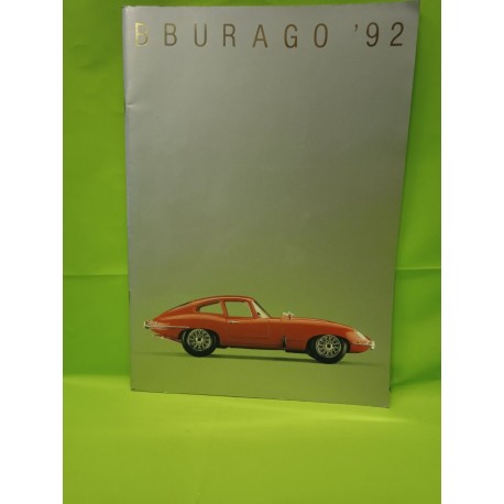 Catalogo BBurago '92  Auto Edition Pagine 48 Nuovo Vintage