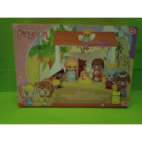 Pinypon Presepio Christmas Scene Action Figure Doll Famosa Nuovo Vintage