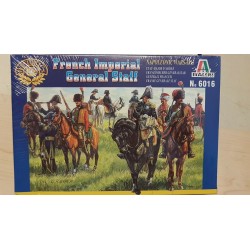 French Imperial General Staff Figures 21 Soldiers 1/72  N°6016 Italeri Soldatini