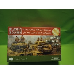 German British Churchill Tank Plastic Model Kit Scala 1:72 Plastic Soldier