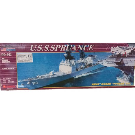 USS Spruance DD963 USS Missile Destroyer Plastic Model Kit DF046 Stiktoy Nuovo