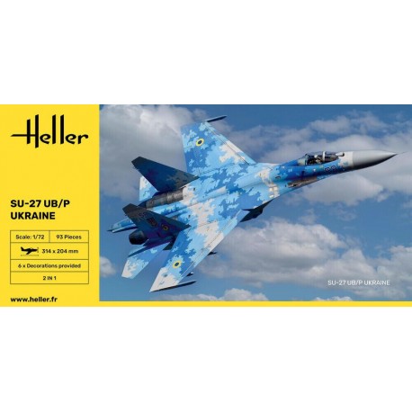 SU-27 UB/P Ukraine - Plastic Model Kit Heller 1/72 80371