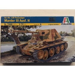 German Sd Kfz 138 Pz Jg Marder III H WII Plastic Model Kit 1/72 Italeri cod.7060