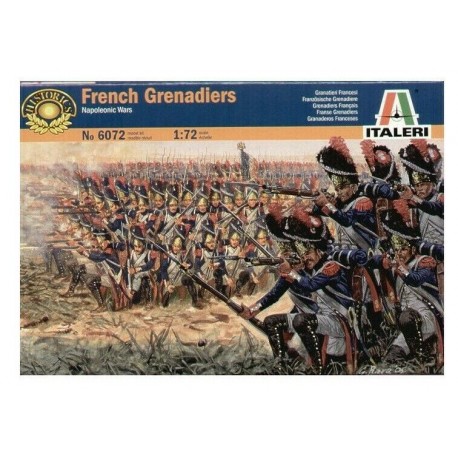 French Grenadiers - Napoleonic Wars Figures 1/72 N°6072 Italeri Soldatini