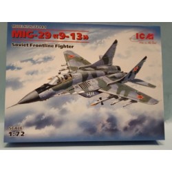 Mig 29 9-13 Soviet Frontline Fighter Scala 1/72 Plastic Model Kit 72141 ICM