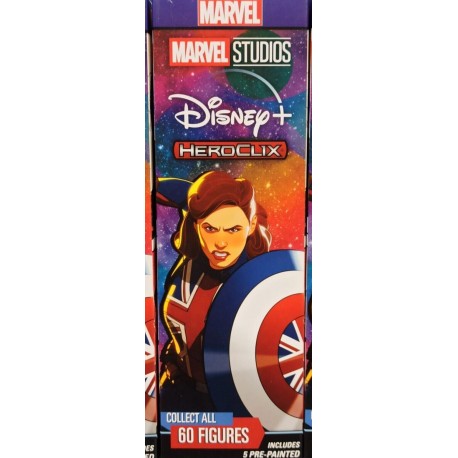 Marvel Studios Heroclix Disney + Boster Pack Contains 5 Miniature Hero Clix