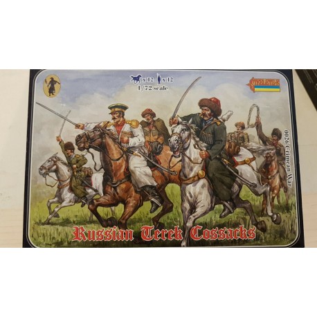 Russian Terek Cossacks World War I Figures 12 Soldiers 1/72  N°0026 Strelets R