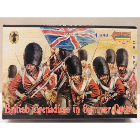 British Grenadiers in Summer Dress Figures Soldiers 48 1/72 N° M032 Strelets 