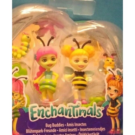 Enchantimals Bug Buddies Amici insetti 2 Bamboline Action Figure Mattel