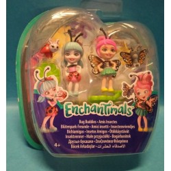 Enchantimals Bug Buddies Amici insetti 2 Bamboline Action Figure Mattel