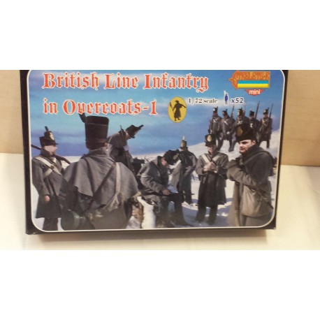 British Line Infantry in Overcoats 1 Figures Soldiers 52 Strelets R Mini 1/72 