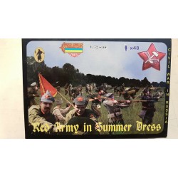 Red Army in Summer Dress Figures Soldiers 48 Pz. 1/72  N°045 Strelets R Mini