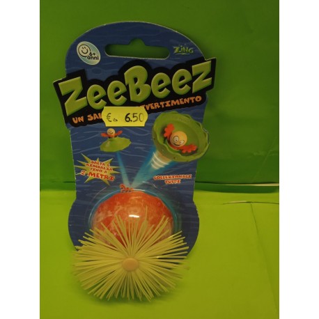 Zeepeez Giallo un salto nel divertimento Action figure Zing Nuovo Sigillato