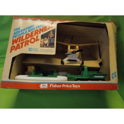 Fisher Price Wilderness Patrol con Personaggi Scatola usurata Vintage Nuovo