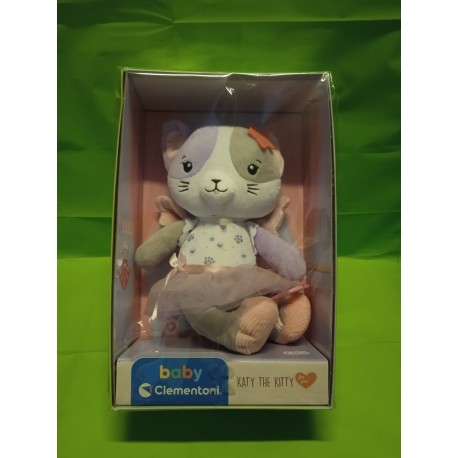 Katy the Kitty Gattina di Tessuto Sensoriale Baby Clementoni Nuovo