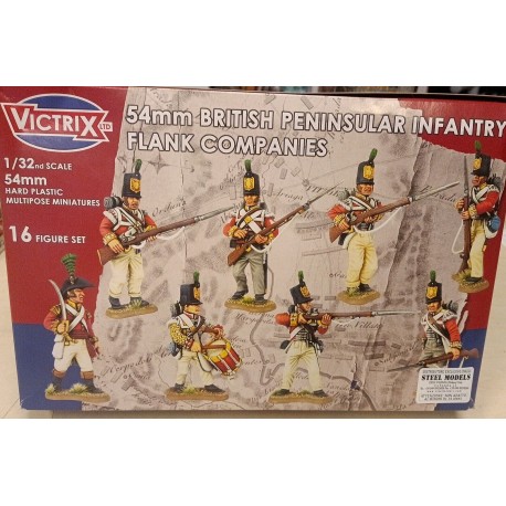 British Peninsular Infantry Flank Companies 16 Figure 54 mm Soldiers  Victrix