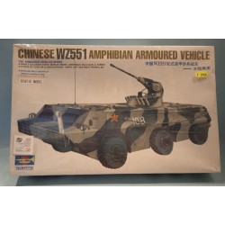 Chinese WZ551 Amphibian Armoured Vehicle  Plastic Model Kit Scala 1/35 Trumpeter