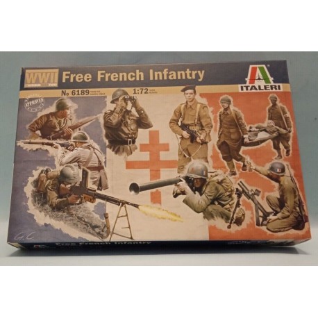 Free French Infantry WWII Soldatini Soldiers N°6189 Scala 1/72 Italeri