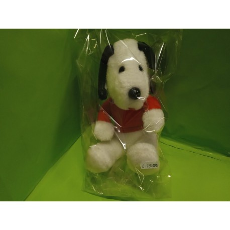 Snoopy in Peluches con maglia rossa Cagnolino