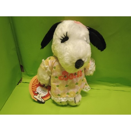 Belle di Snoopy in Peluches con Vestitino rosa  Cagnolina