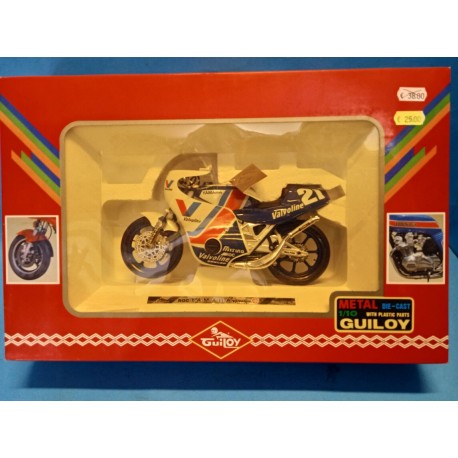 Yamaha Roc Valvoline  21  Ref 13877  Die Cast Model Guiloy Bike  1:10 Nuovo