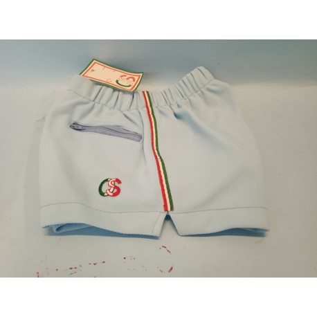 Calzoncino Tennis Azzurro Elasticizzato Tg 32 Orlando Sirola Vintage Nuovo