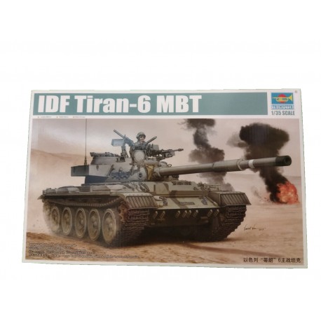 Tiran 6 MBT Israeli IDF Modern Tank Model Plastic Kit N° 1/35 cod.05576 Academy