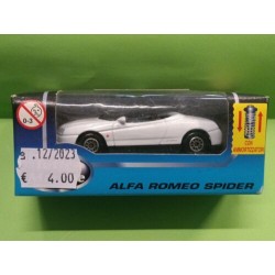 Alfa Romeo Spider (White) 1:60 - Globo - Serie Heavy Metal (diecast-metal)