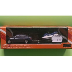 Mercedes Benz SLK + Water Craft trailer - Automaxx 1:72 Metal (diecast-metal)