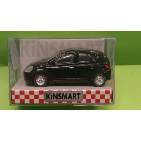 Toyota VITZ (black) pullback mechanism 1/64 ca (diecast-metal) Kinsmart