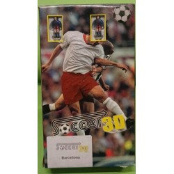 Barcelona - Soccer 3D Subbuteo Team 11 calciatori + 1 Portiere con asta