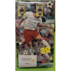 Roma - Soccer 3D Subbuteo Team 11 calciatori + 1 Portiere con asta