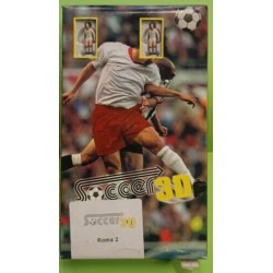 Roma 2a M - Soccer 3D Subbuteo Team 11 calciatori + 1 Portiere con asta