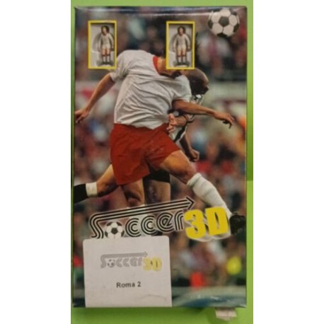 Roma 2a M - Soccer 3D Subbuteo Team 11 calciatori + 1 Portiere con asta