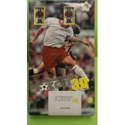 Livorno - Soccer 3D Subbuteo Team 11 calciatori + 1 Portiere con asta