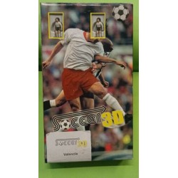 Valencia - Soccer 3D Subbuteo Team 11 calciatori + 1 Portiere con asta